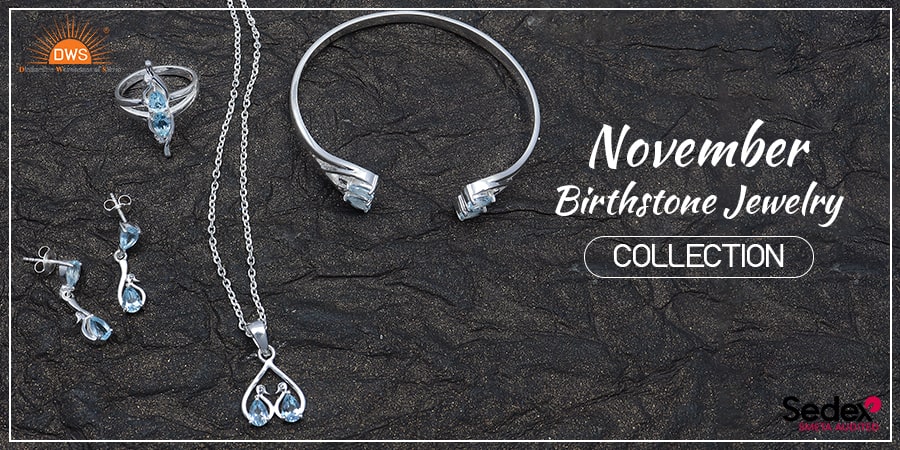 November birthstone jewelry collection